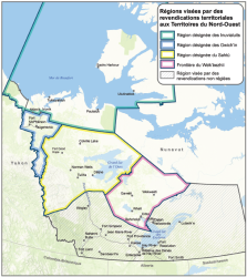 Settled Land Claim Regions - FR Map